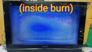 PANASONIC 32inch LCD TV Model : TX-32LE8M (inside burn) how to replace polarizer film 32inch 90°