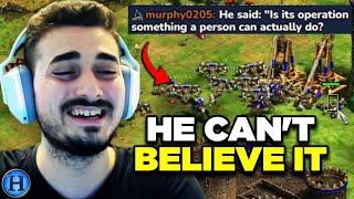 He Couldn't Believe a Human Can Micro That | AoE2