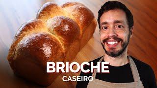 BRIOCHE CASEIRO: Receita fácil com miolo bem macio