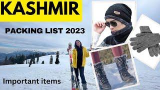 Important packing list for Kashmir 2023|checklist for Kashmir |Sindhu solo traveller |Kashmir tamil