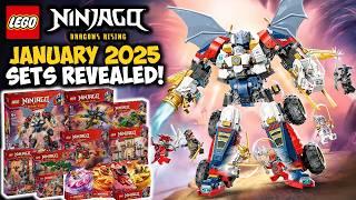 Ninjago 2025 Sets REVEALED! Combo Mech, Morro, Pixal, Forbidden Five, & More!