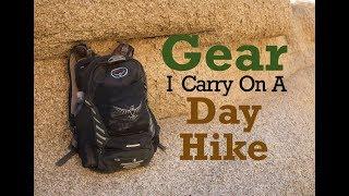 Gear I Carry on a Day Hike