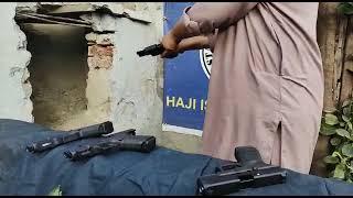 GLOCK 19 MADE IN PAKISTAN ||| MOONSTAR ARMS || TEST FIRE || DARA MADE || 4 GLOCK FIRING