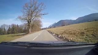 Driving in France : EVIAN - THOLLON les MEMISES (winter edition)