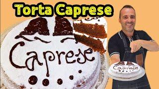 TORTA CAPRESE NAPOLETANA ORIGINALE. NUOVA RICETTA PER FARLA IN CASA PERFETTA.CORSO DI PASTICCERIA