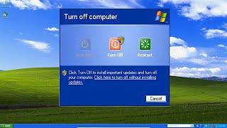 Windows XP installs updates in 2024