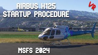 Airbus H125 How to Start Procedure | MSFS 2024 VR