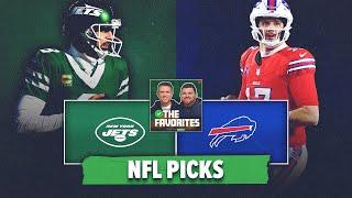 New York Jets vs Buffalo Bills BEST BETS! NFL Picks & Predictions | The Favorites