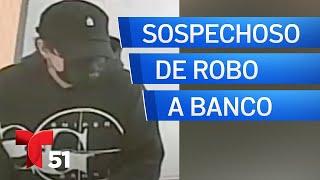 FBI busca identificar a sospechoso de robo en banco de Miami