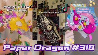 Dragon Puppet Crafts - Paper Dragon TikTok Compilation #310