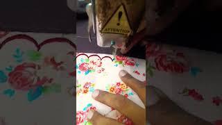 dupatta scallop manual embroidery machine #short #shortvideo #kerala #embroidery #youtubeshorts