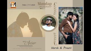 LIVE || Harsh Weds Preeti || Mandap Muhrat || 07-DEC-2024 || Mahakali Photo