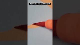 Follow the pen until the end (send this to someone you trust) #shorts #art #drawing #bts #btsarmy