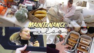 MAINTENANCE VLOG: Pantry Organisation, Groceries, Making Bread, New Bedding, Botox & Pregnancy Talk