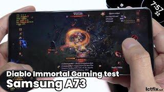 Samsung Galaxy A73 Diablo Immortal Gaming test | Snapdragon 778G 5G, 120Hz Display