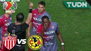 ¡SIGUEN LAS POLÉMICAS! Cambindo ve la roja | Necaxa vs América | Liga Mx - CL2024 J3 | TUDN