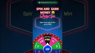 Spin and earn App | earning app 2024 | new earning app | free earning app #shorts #earnmoney