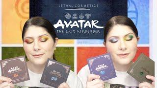 LETHAL COSMETICS X AVATAR THE LAST AIRBENDER | 4 LOOKS + SWATCHES