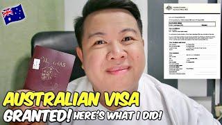 My Australian Visa Application Journey!  | JM Banquicio