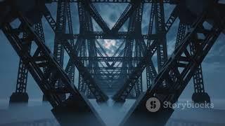 A foggy bridge # ai #usa#horror #us based #aistory