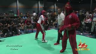 Point Fighting Match at 2024 U S Open World Martial Arts Championships 11