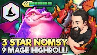 3 Star Nomsy - 9 Mage Full AP Team!! | TFT Uncharted Realms | Teamfight Tactics