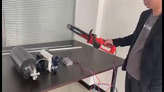 How do you turn hydrogen into electricity to power a chainsaw | Hydrogen Fuel Cell