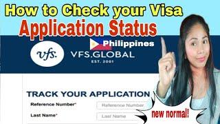 How To Track Visa Application Status Online VFS GLOBAL 2022! #visa