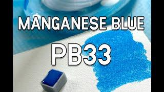 Making The True Primary Blue Watercolor Paint From An Extinct Pigment!