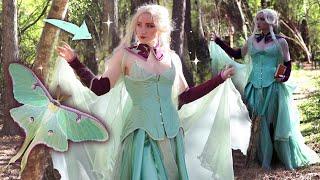 I made a LUNA MOTH GOWN 