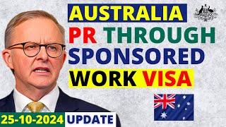 Australia PR Pathways Through Sponsored Visas 2024 | Australia Visa Update