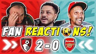 Arsenal Fans MELTDOWN  Reaction to Bournemouth 2-0 Arsenal | Premier League Fan Reactions