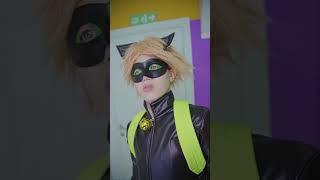 Who will get the Super Cat Noir? Wednesday or Ladybug? #trending #wednesday #funny