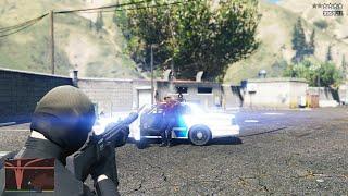 GTA V Government Facility Rampage + 10 Star Police Chase Escape(RDE 4.0.3)