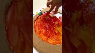 Color mixing meets sensory painting #fyp #teacher #shorts #school #diy