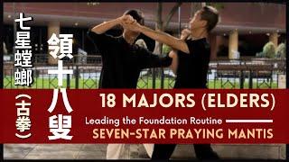 Seven Star praying Mantis Leading the Foundation Routine-18 Majors(Elders) 七星螳螂 古拳 領十八叟