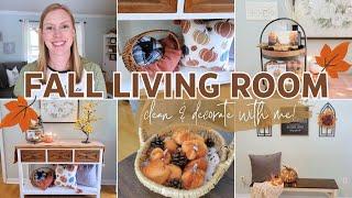 FALL CLEAN & DECORATE WITH ME 2024 | FALL LIVING ROOM & ENTRYWAY DECOR