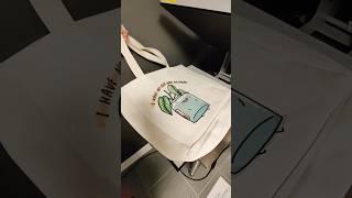 How I sublimate tote bags at home  #sublimation #smallbusiness #plants #process #artist #packaging