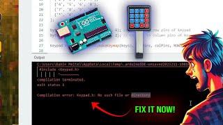 Fix Keypad h No Such File or Directory Error in Arduino – Easy Solution!