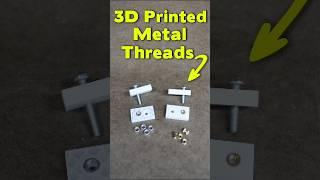 Install Metal Threads in 3D Prints #3dprinting #3dprinter #makingstuff #shorts