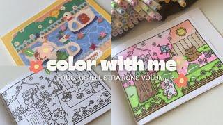 ASMR Color with me | Fructus Illustrations Volume 3 | Ohuhu Markers