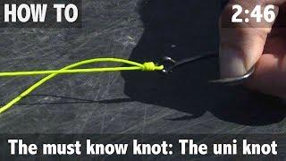 The Must Know Knot: The Uni Knot