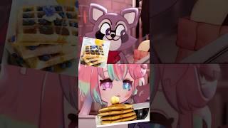 Pancakes or waffles? #vtuber #envtuberclip #mychannel #envtuber #envtubermemes #youtube #vtuberclips