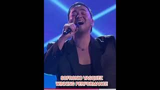 SOFRONIO VASQUEZ WINNING PERFORMANCE THE VOICE USA 2024