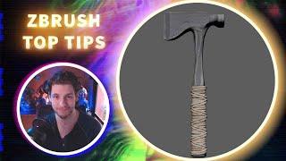 A Quick Way to Create Rope in ZBrush - ZBrush Top Tips - Daniel Bel