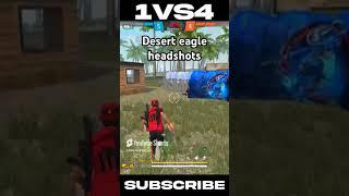 1 vs 4 Desert eagle headshots # MSP SKETCHER & GAMERZ