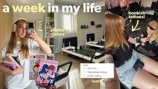 A week in my life ️ getting bookish tattoos & back into a routine