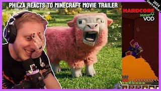 PHILZA REACTS TO THE MINECRAFT MOVIE TRAILER & Hardcore - Philza VOD - Streamed on September 4 2024