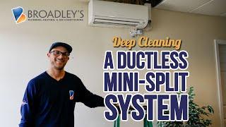 Deep Cleaning a Ductless Mini-split System