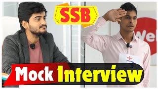 Live SSB Mock Interview | SSB test interview | how to Crack SSB interview | WellTalk Institute Lko